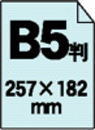 B5判 257×182mm
